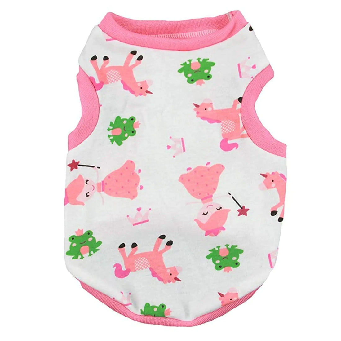 Small Dog Shirt Cute Puppy Cat T Shirt Clothes Soft Cotton Sleeveless Tee Shirts for Small Dogs Cats Summer Doggy Vest Tee Shirt